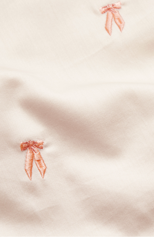 Embroidered Baby Bedding - Bows