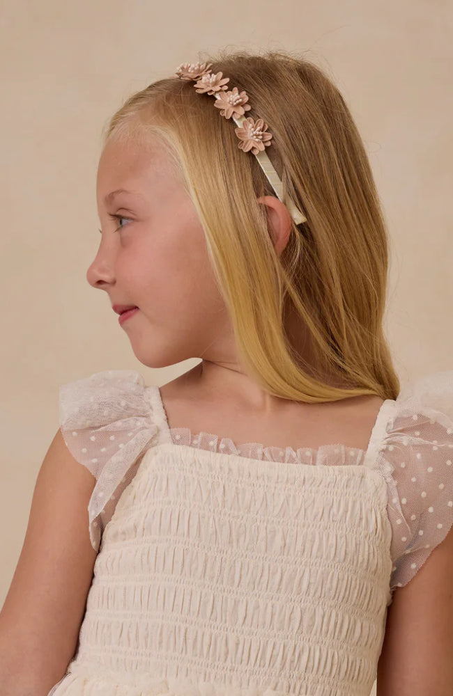 Floral Headband - Blush