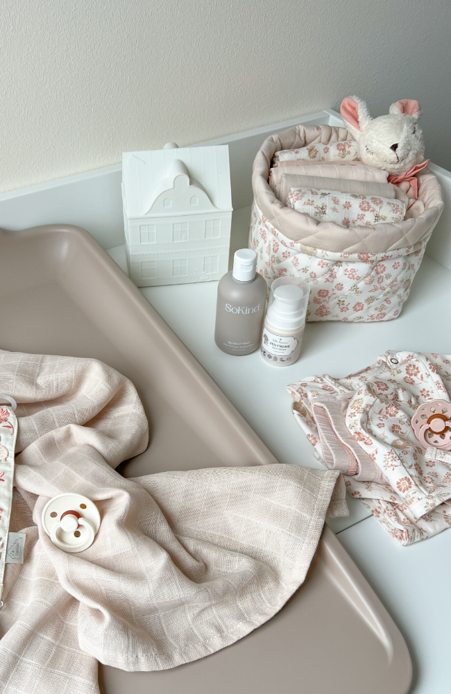 Quilted Storage Basket, Set Of Two - Augusta