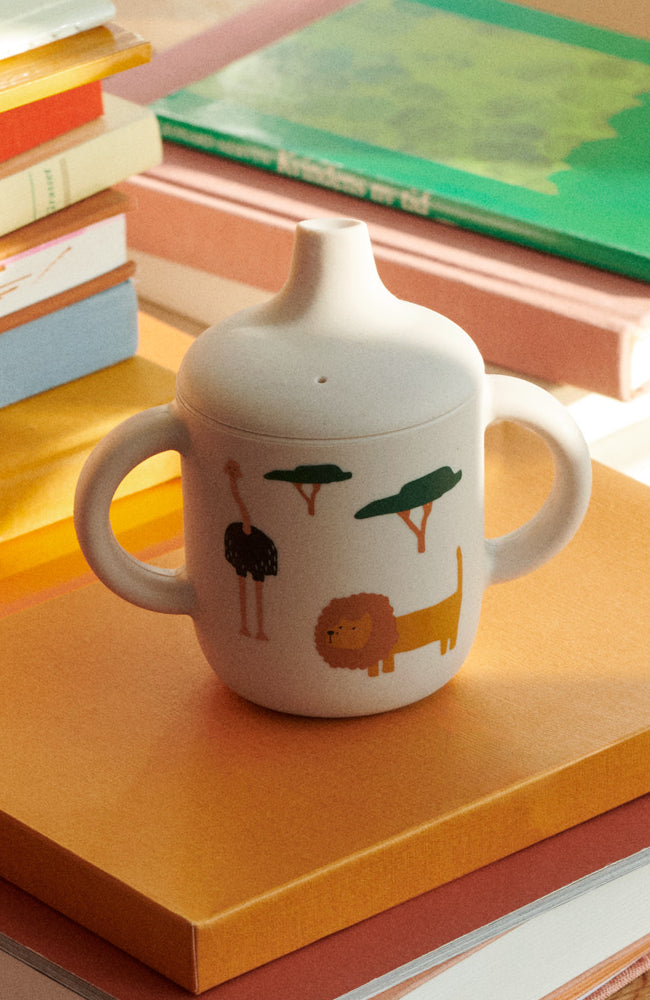 Neil Sippy Cup - Safari Sandy Mix