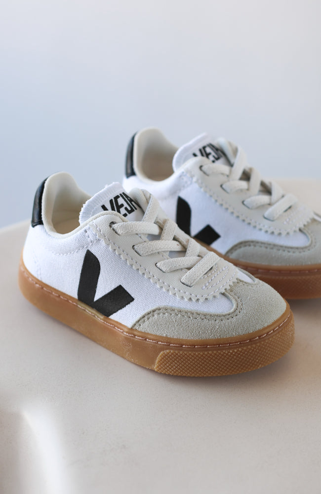 Volley Canvas - White/Black