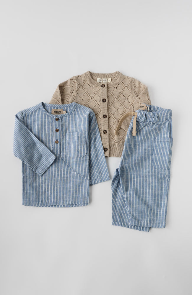 Trousers Arne - Blue Stripe