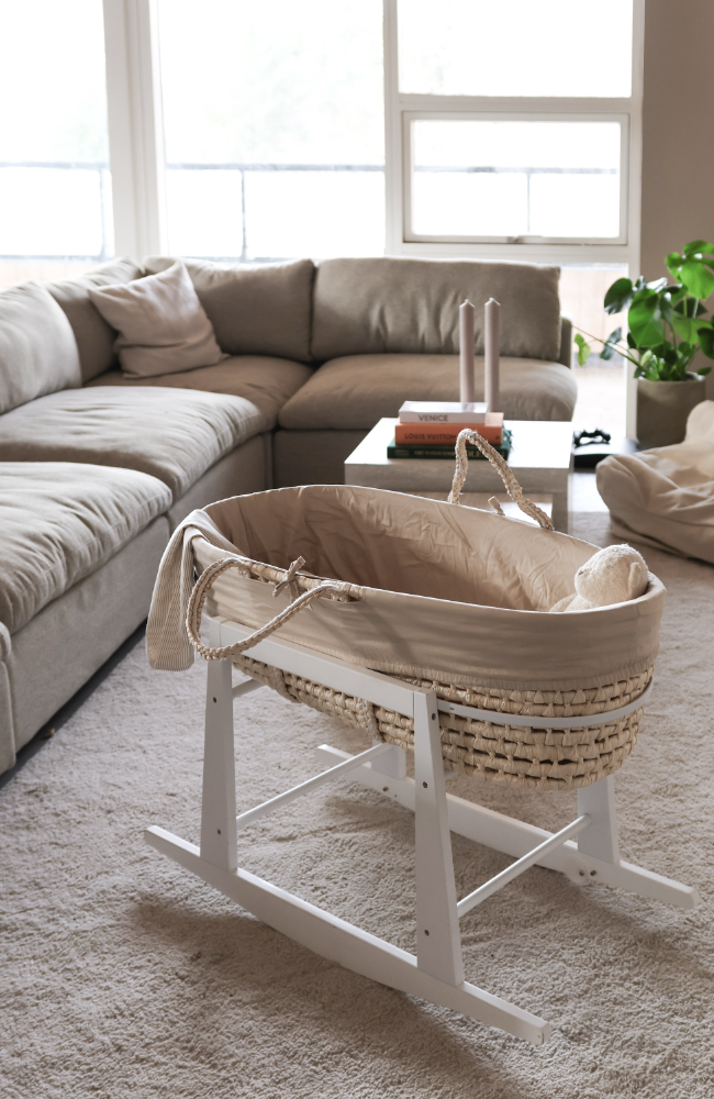 Muslin Moses Bedding - Oat
