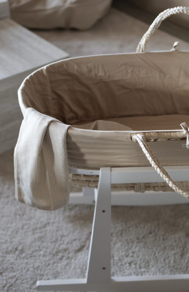 Muslin Moses Bedding - Oat