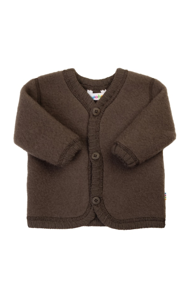 Wool Cardigan - Chocolate