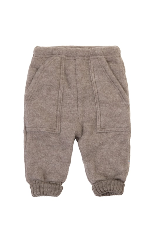 Þykkar Ullar Buxur - Sandur