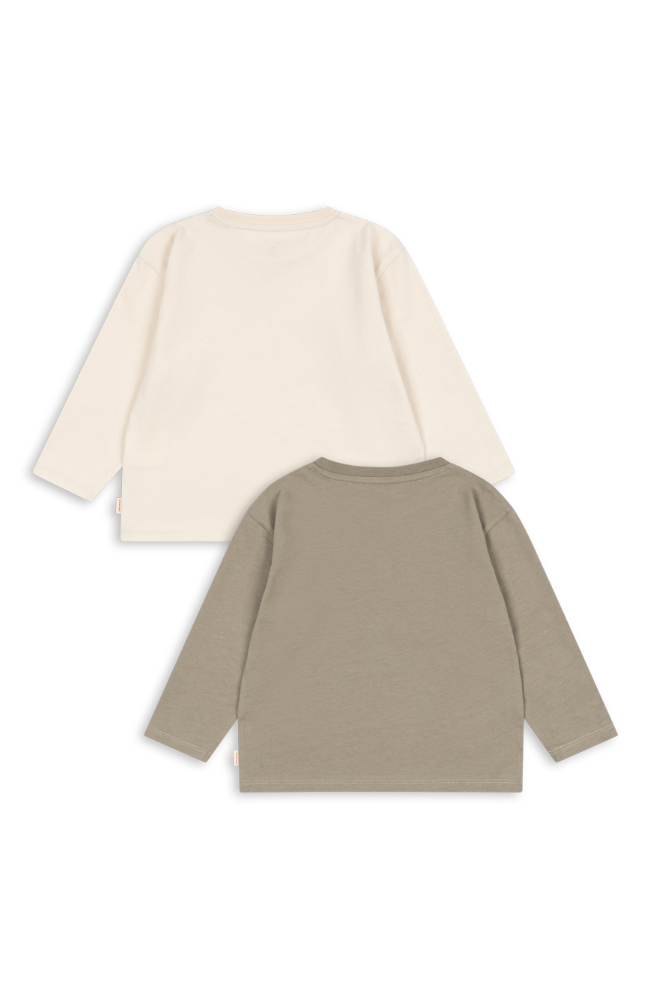 Lin LS Tee 2pk - Laurel Oak