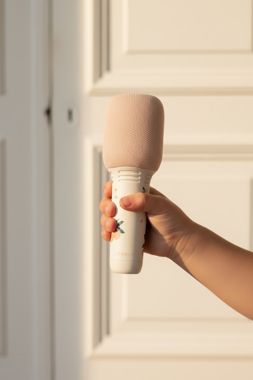 Beinta Karaoke Microphone - Peach/Sea Shell