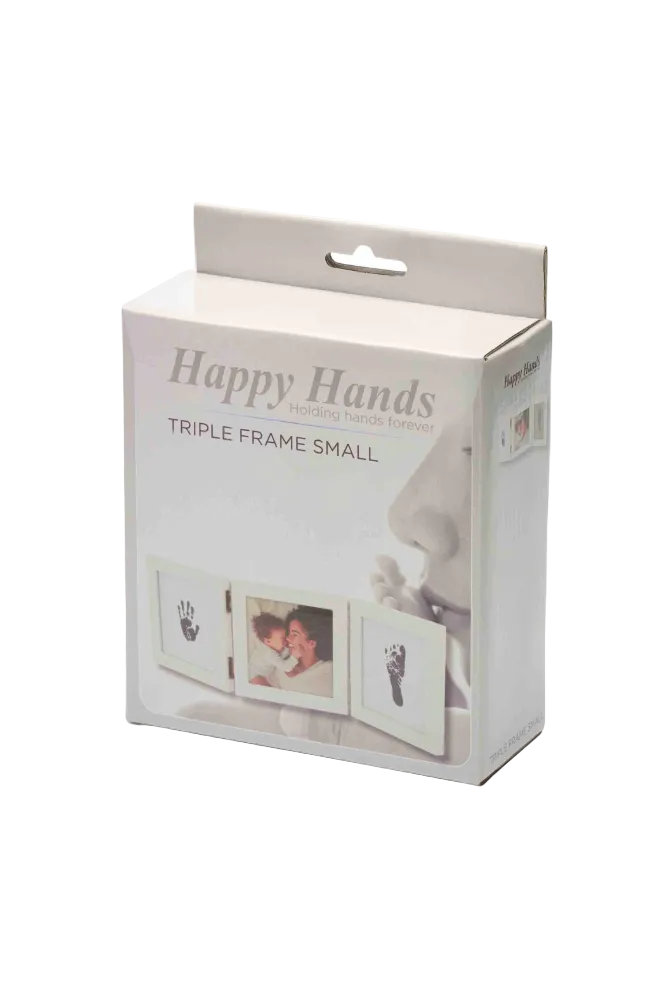Happy Hands Triple Frame small - White