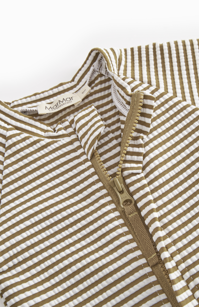 Swal Swimsuit - Dark Bronze Stripe