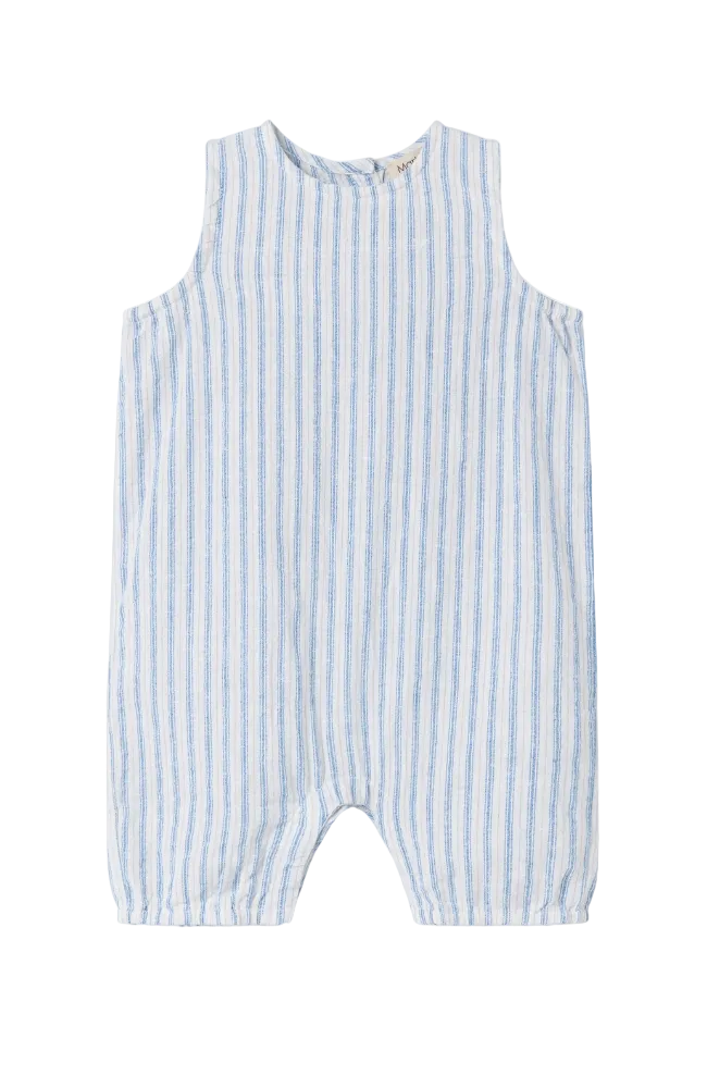 Roventa S. Romper - Surf Blue Stripe