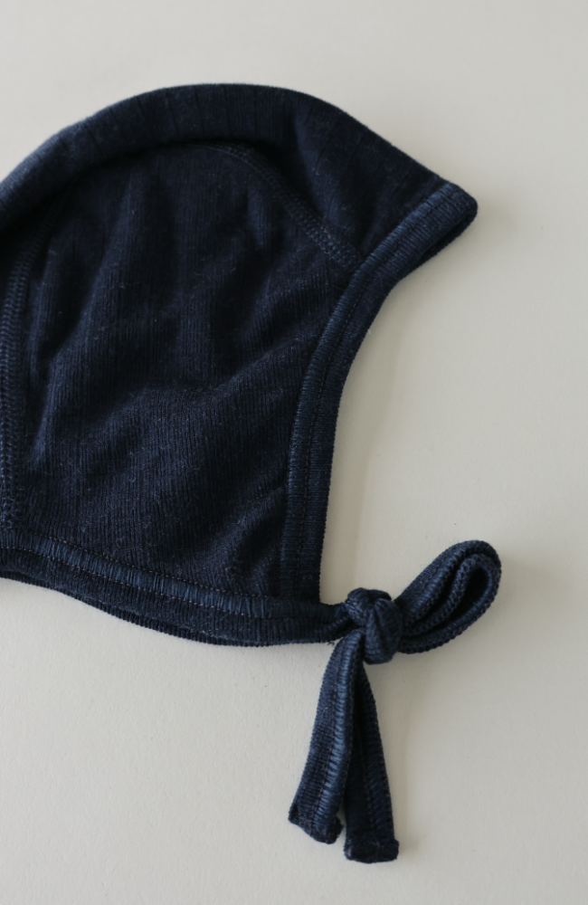 Ullar Ungbarnahúfa - Navy