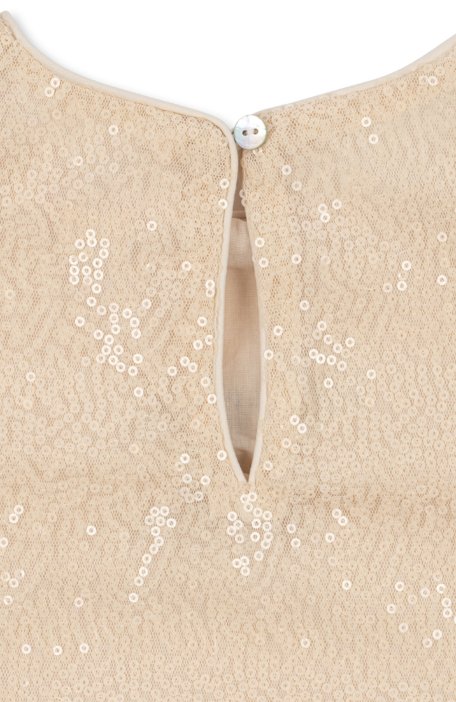 Aries Sequin Dress - White Smoke