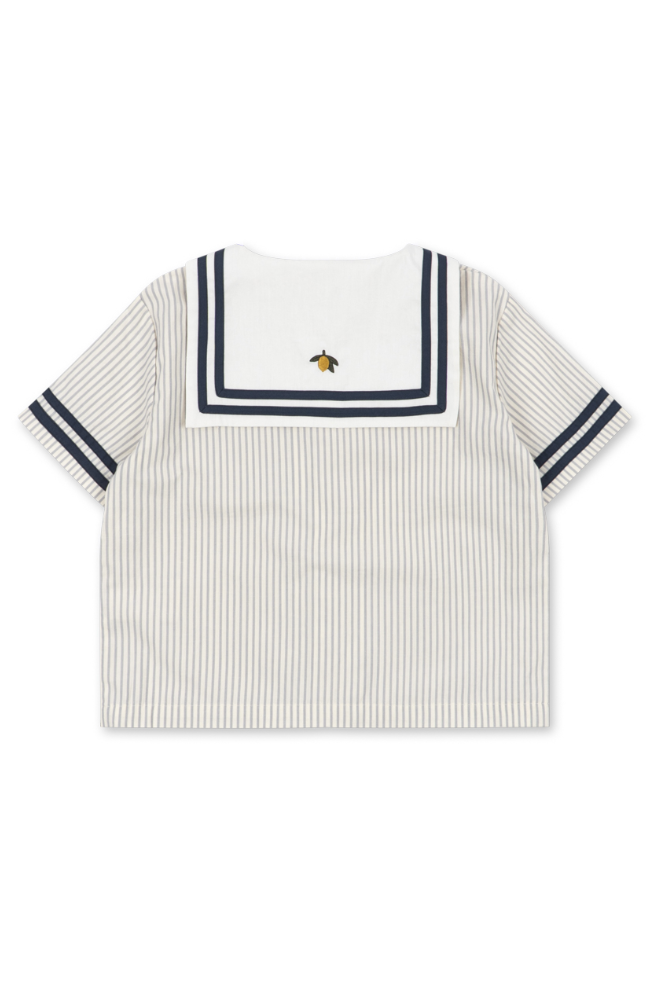 Allie Sailor Shirt - Bleu Stripe