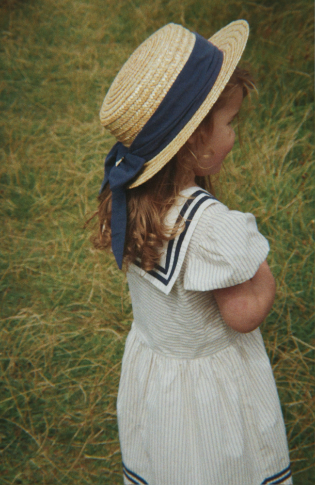 Allie Sailor Dress - Bleu Stripe