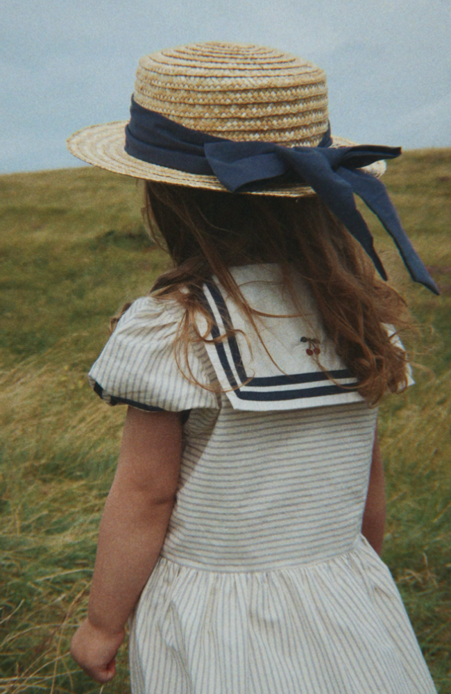 Allie Sailor Dress - Bleu Stripe