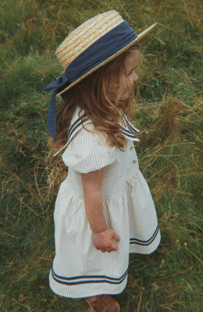 Allie Sailor Dress - Bleu Stripe