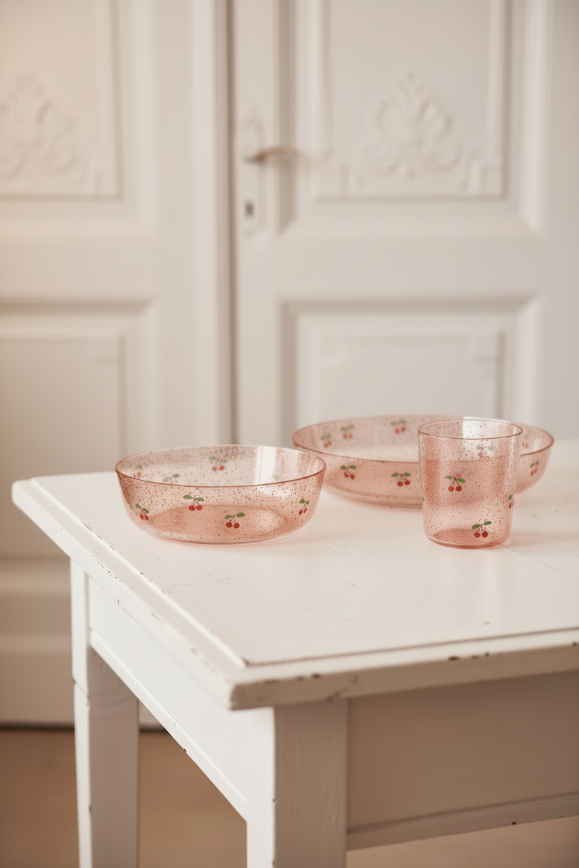 Sparkley Dinner Set - Cherry