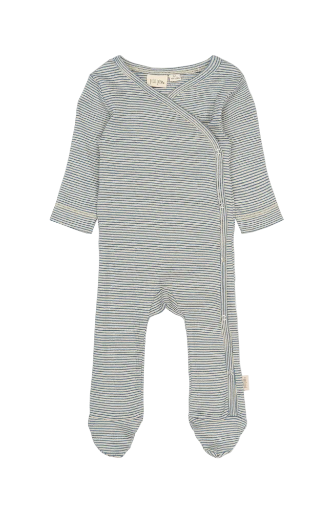 Dian Newborn Jumpsuit - True Navy/Dark off white