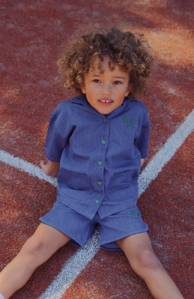 Victor Shirt - Mid Blue