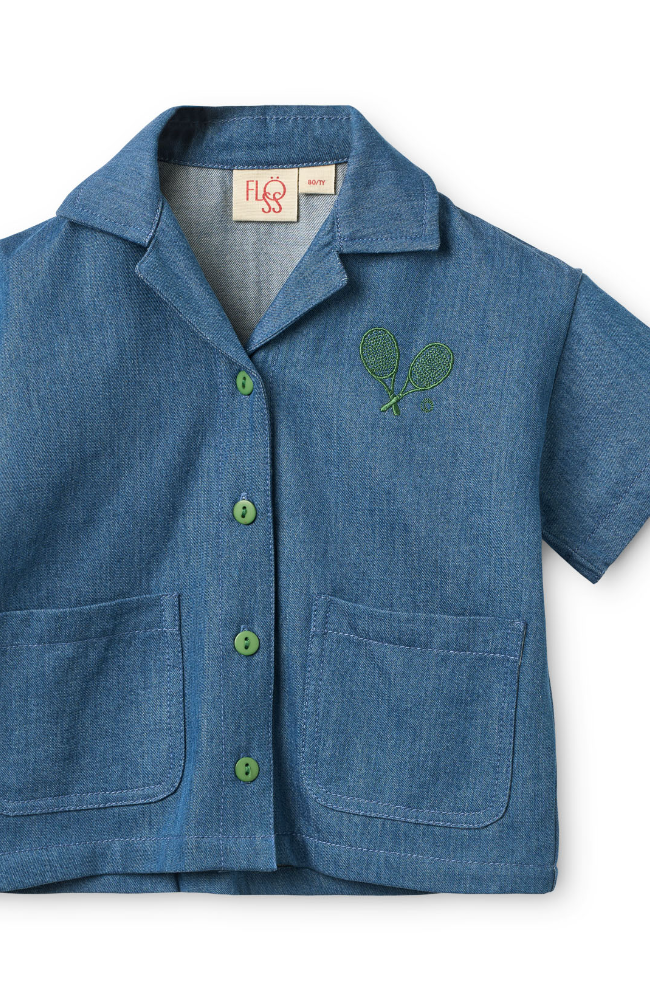 Victor Shirt - Mid Blue