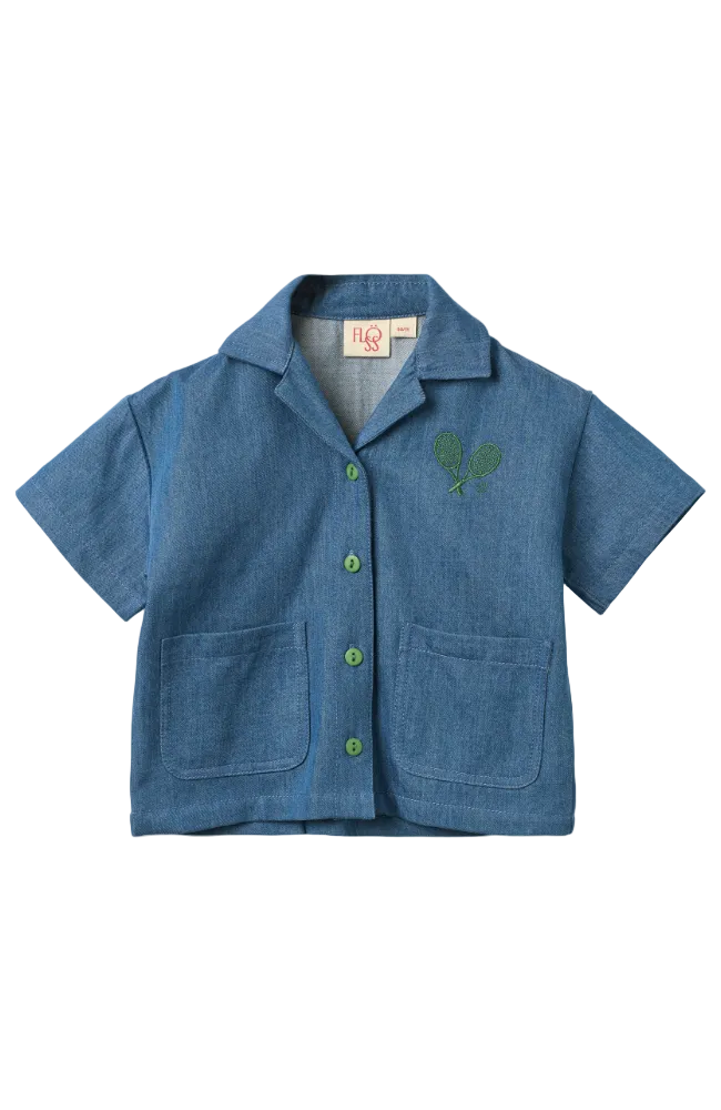 Victor Shirt - Mid Blue