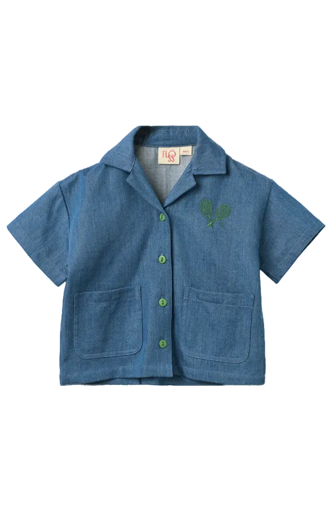 Victor Shirt - Mid Blue