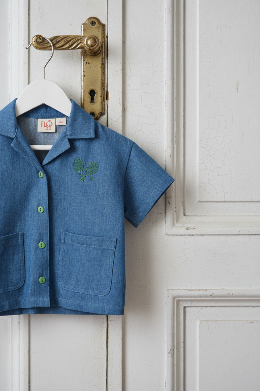 Victor Shirt - Mid Blue
