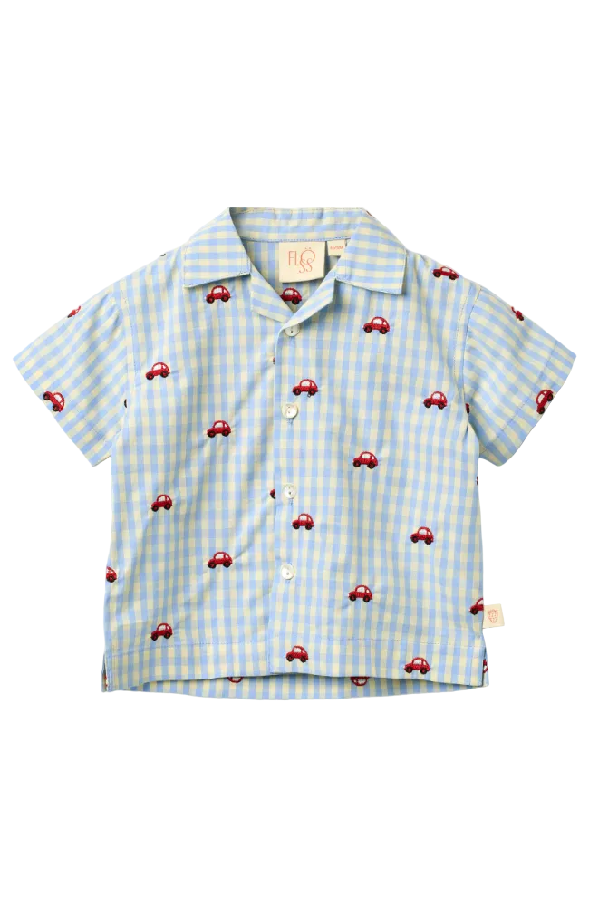 Albert Shirt - Blue Gingham