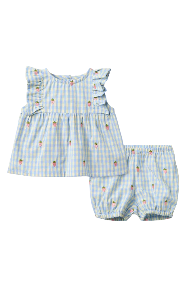 Mille Baby SL Set - Sky Berry Gingham