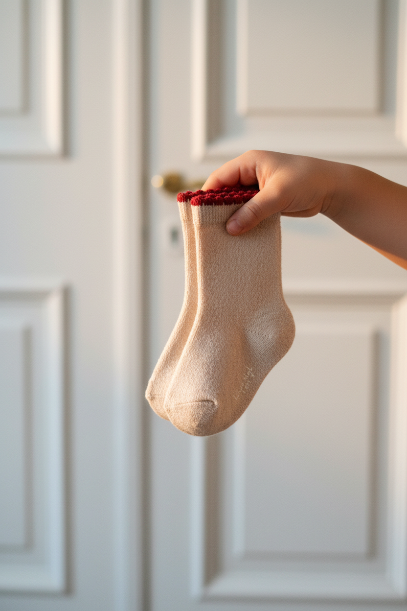 Cherry Rose Socks 2pk - Cherry / Rose