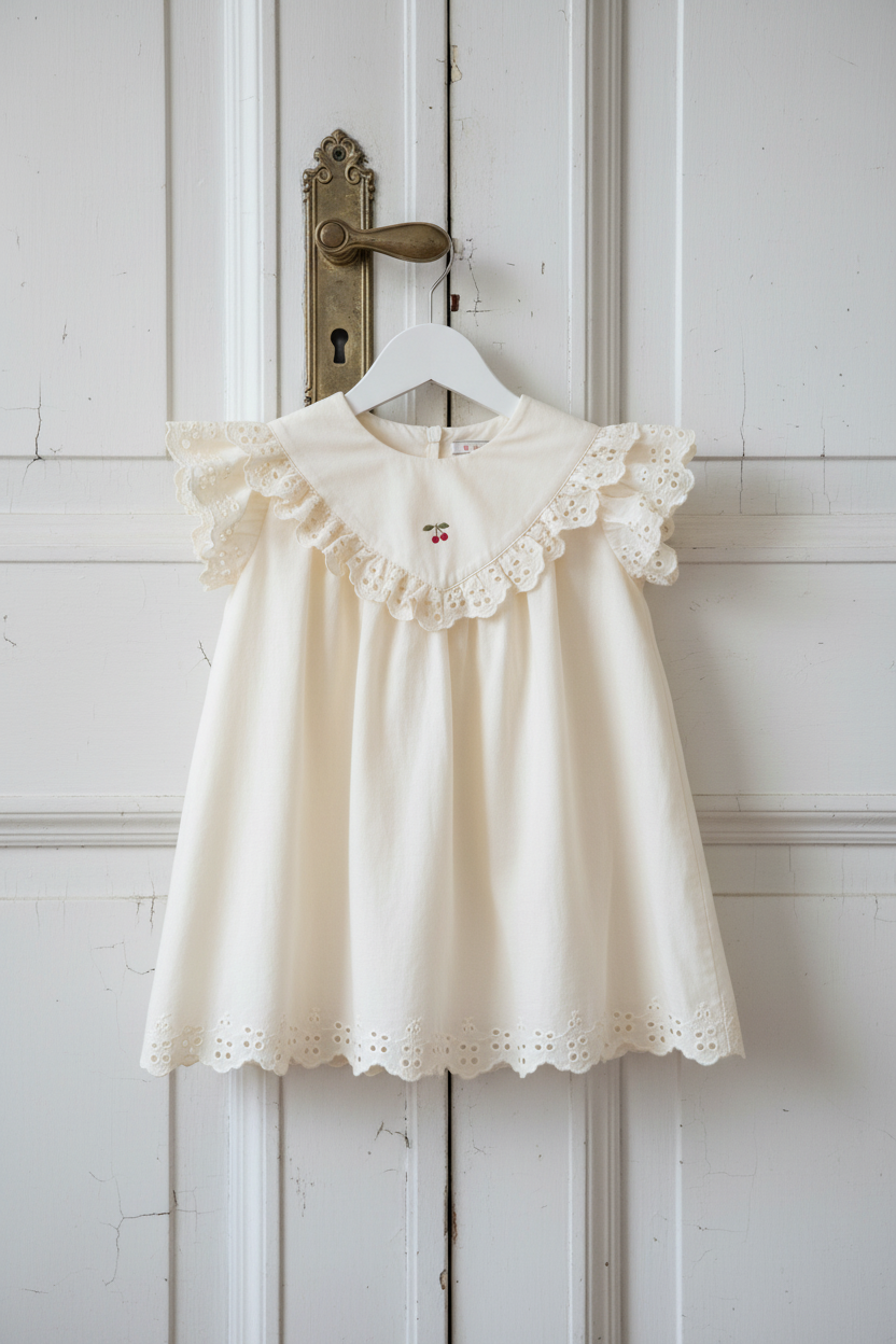 Posey Dress - Antique White