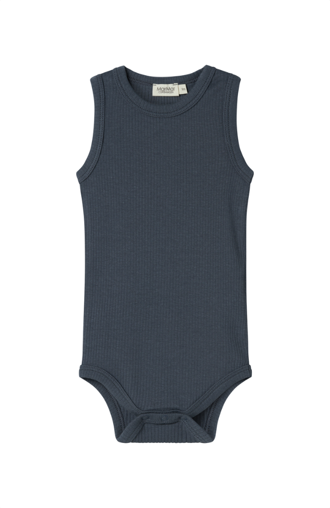Body Sleeveless Rib - Blue