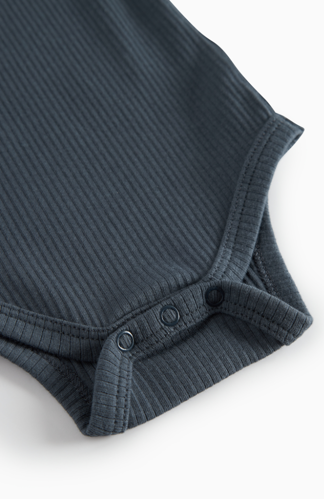 Body Sleeveless Rib - Blue