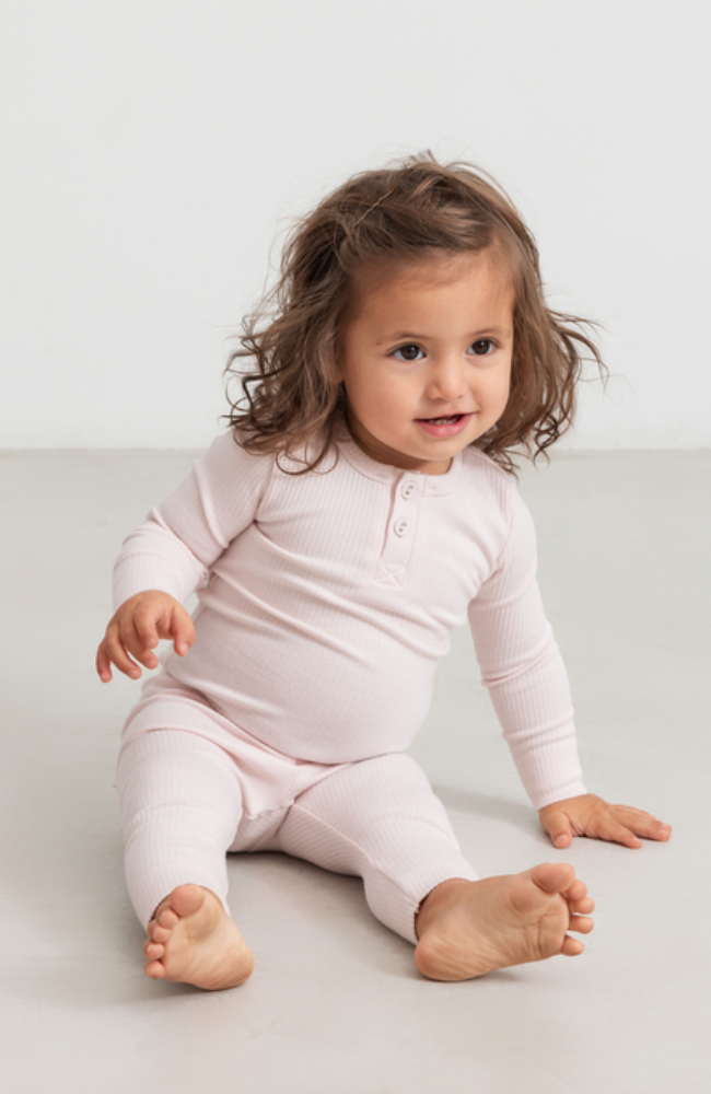 Leggings Rib - Rosa