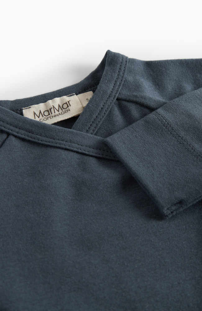 Tut Wrap Blouse - Blue