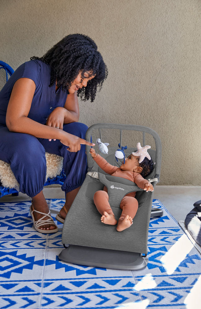 Evolve Bouncer Toy Bar - Charcoal Grey