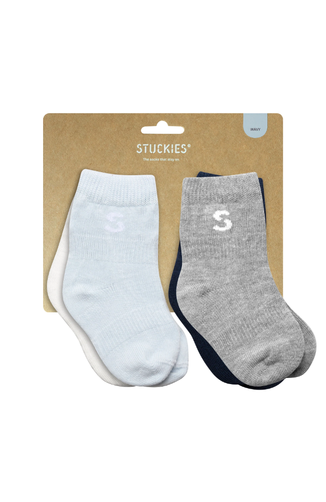 Stuckies Socks 4pk - Wavy