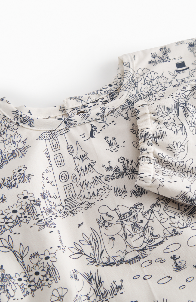 Apron Dinner LS Bib - Moominvalley