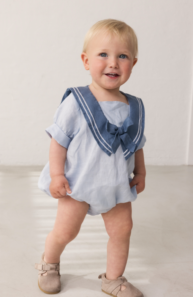 Raki Romper - Blue Mist