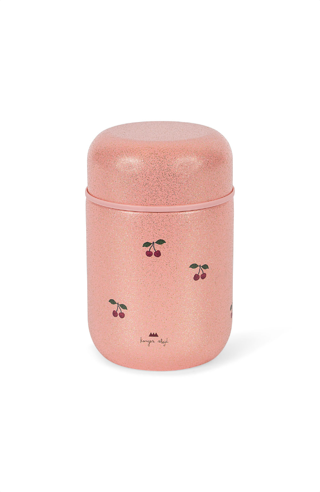 Glitter Thermo Food Jar - Cherry Glitter