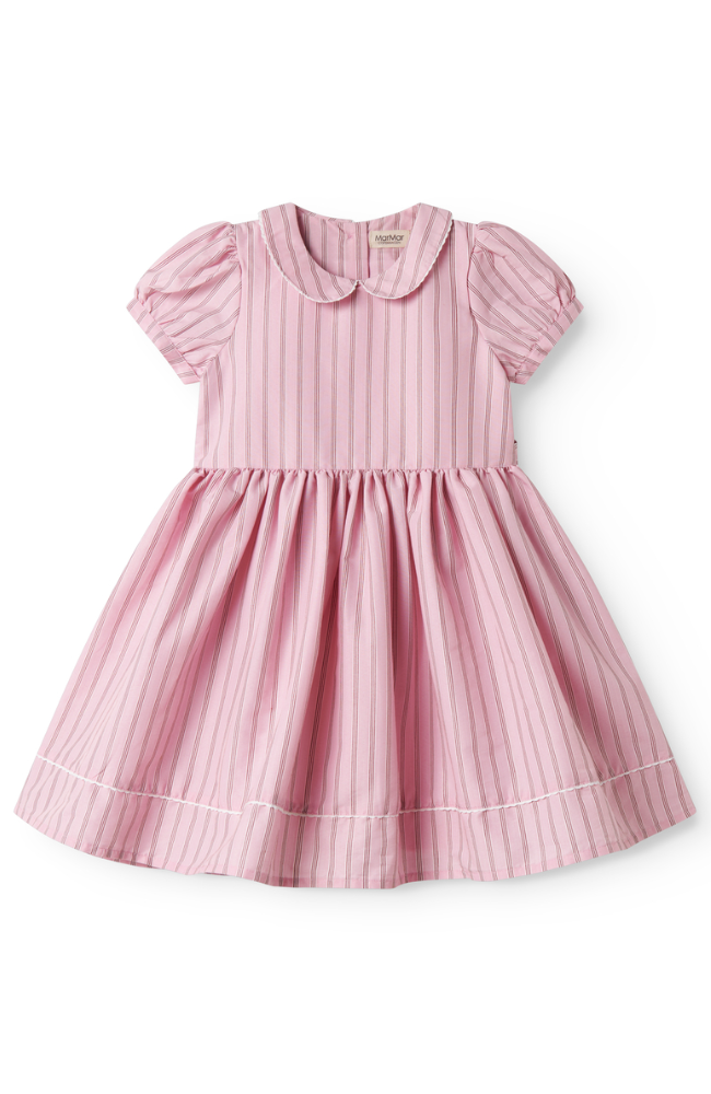 Darcel Dress - Bonbon Pink Stripes