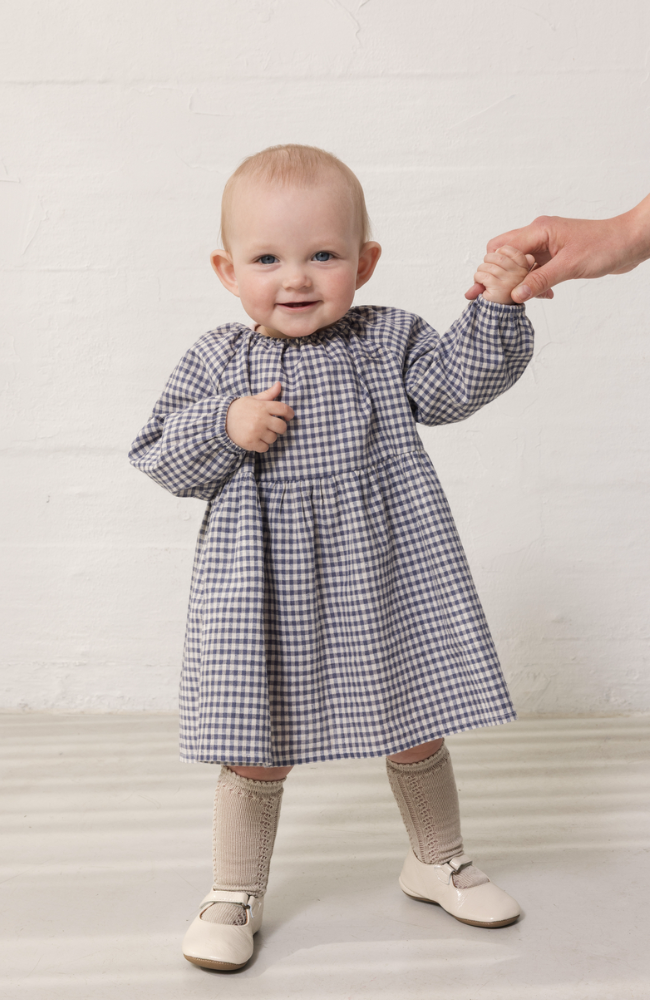 Dawson Dress - Marine Check