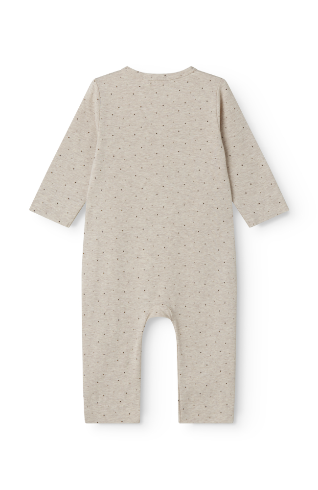 Rena Jumpsuit - Beige Mel Dot