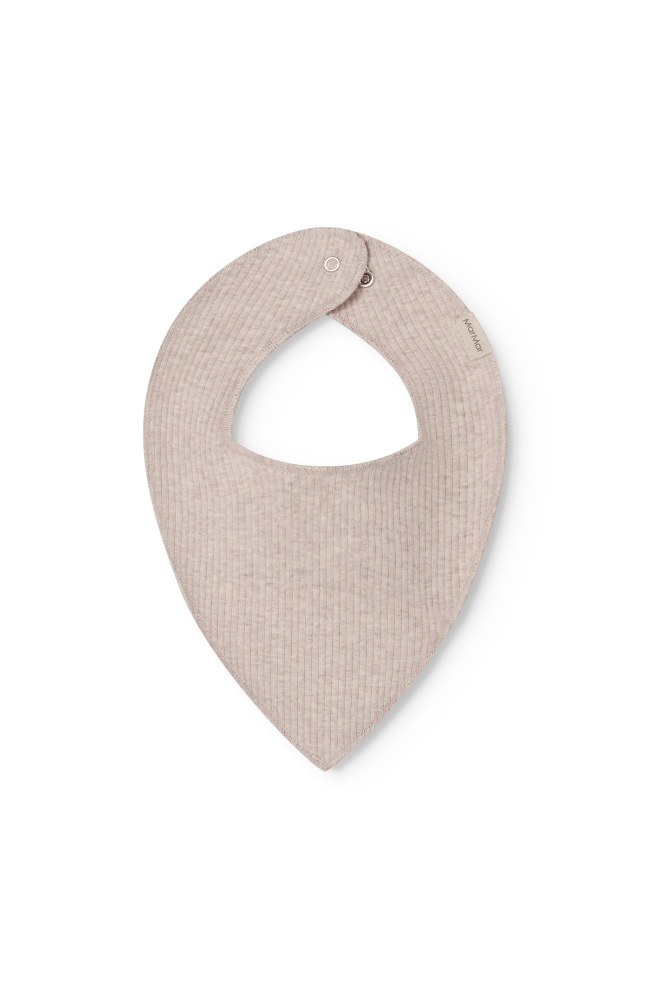 Dry / Drool Bib - Light Beige Melange