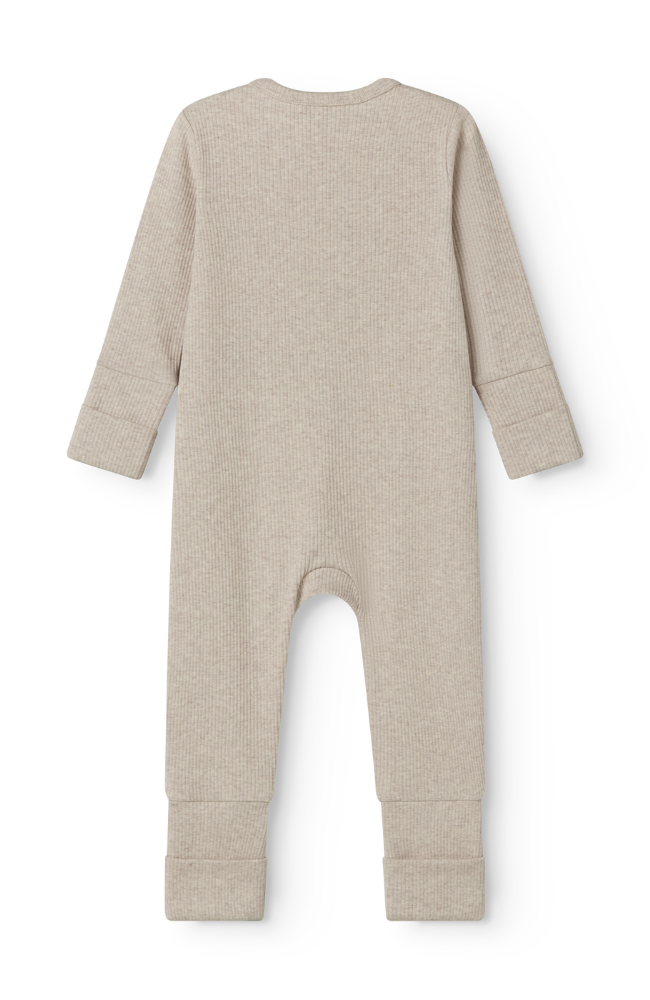 Rompy Zip Jumpsuit - Light Beige Melange
