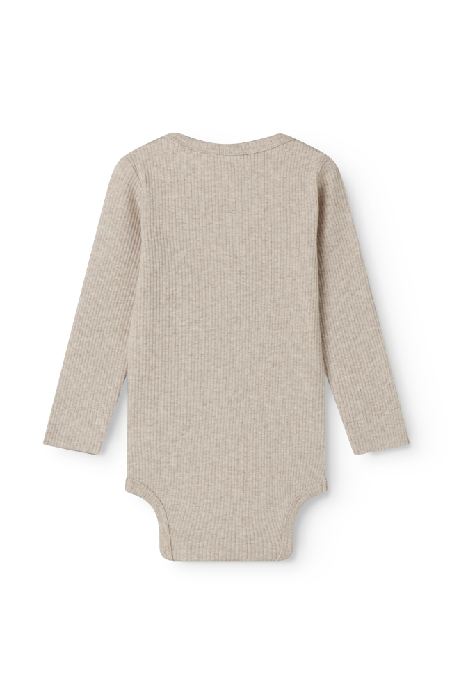 Body LS - Light Beige Melange