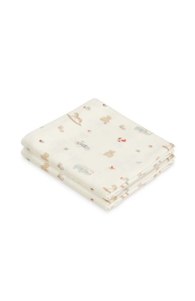 Muslin Cloth 2 pack - Vintage Toys