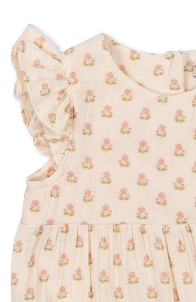 Coco Frill Romper - Carta Rosa