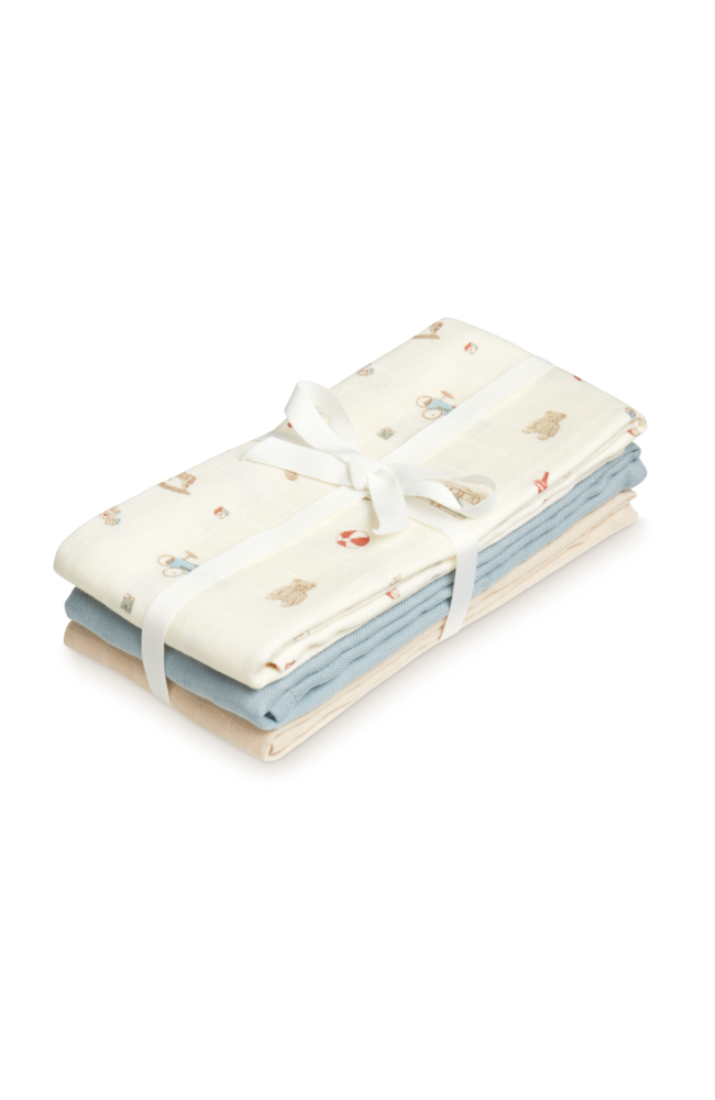 Muslin Cloth 3 Pack - Mix Vintage Toys